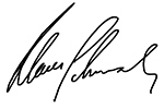 Klaus Schwab’s signature